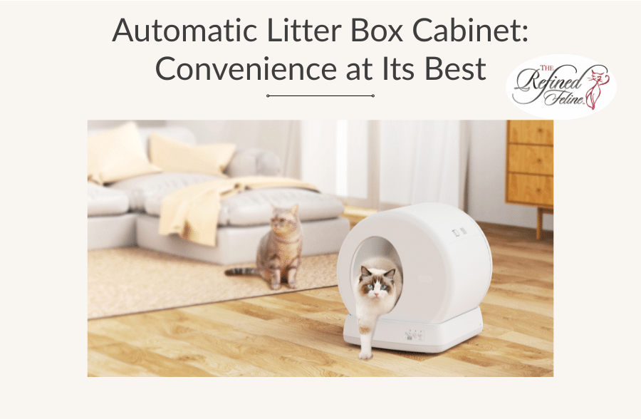Automatic Litter Box Cabinet: Convenience at Its Best
